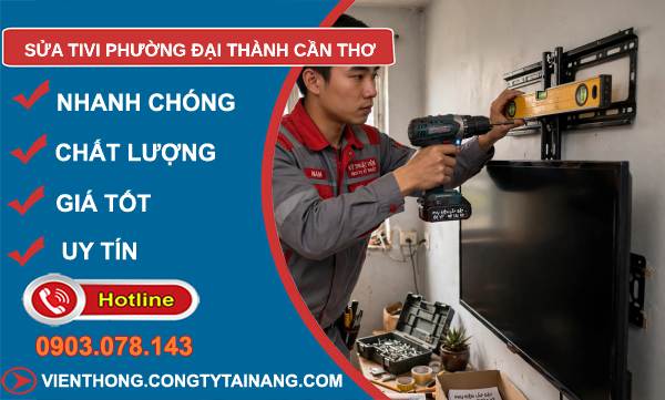 Sửa tivi phường Đại Thành Cần Thơ