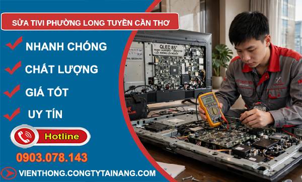 Sửa tivi phường Long Tuyền Cần Thơ