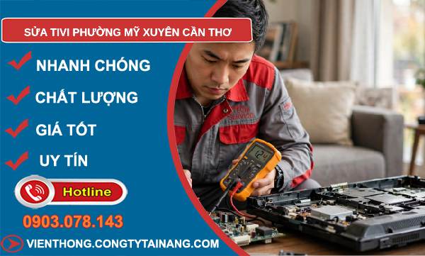 sửa tivi phường Mỹ Xuyên