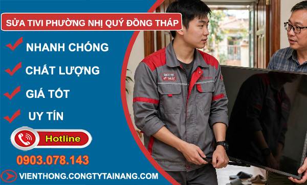 Sửa tivi phường Nhị Quý Đồng Tháp giá rẻ