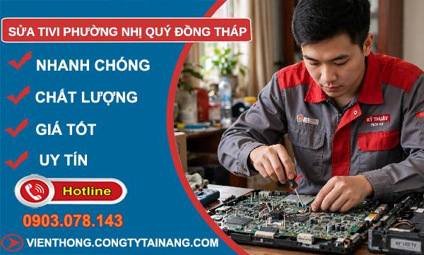 Sửa tivi phường Nhị Quý Đồng Tháp uy tín