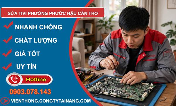 Sửa tivi phường Phước Hậu Cần Thơ uy tín