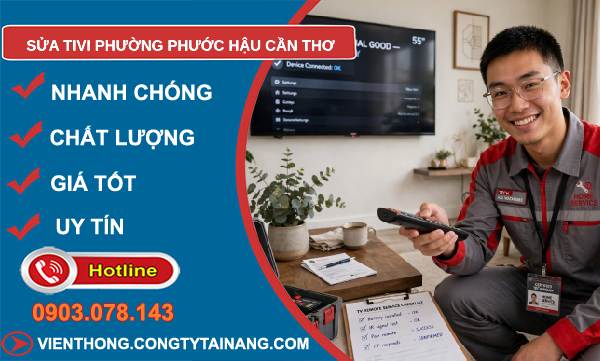 Sửa tivi phường Phước Hậu Cần Thơ