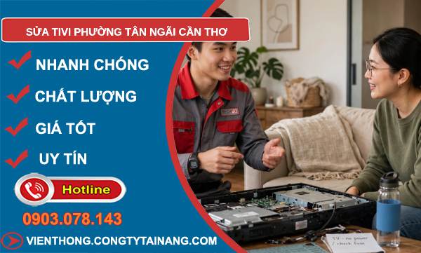 Sửa tivi phường Tân Ngãi Cần Thơ giá rẻ