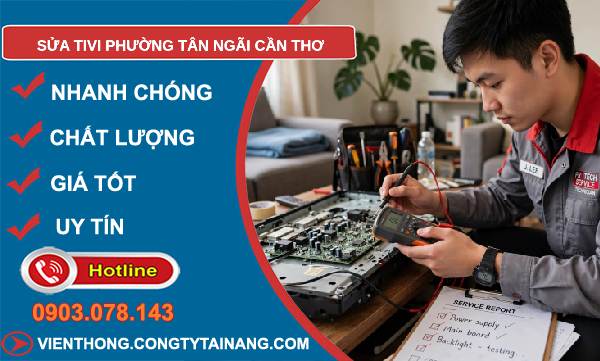 Sửa tivi phường Tân Ngãi Cần Thơ uy tín