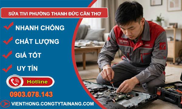 Sửa tivi phường Thanh Đức Cần Thơ uy tín
