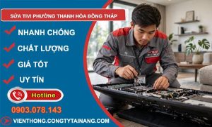Sửa tivi phường Thanh Hòa Đồng Tháp giá rẻ