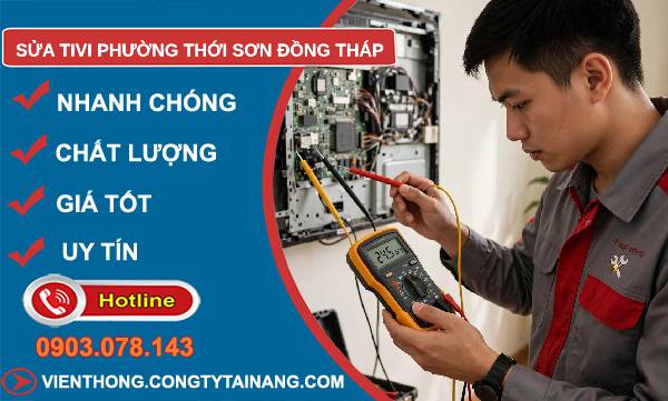 Sửa tivi phường Thới Sơn Đồng Tháp uy tín