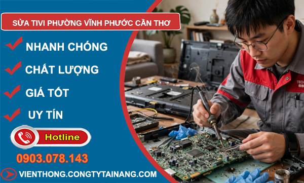 sửa tivi phường Vĩnh Phước Cần Thơ