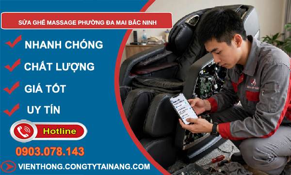 sửa ghế massage phường Đa Mai