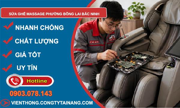 sửa ghế massage Bồng Lai