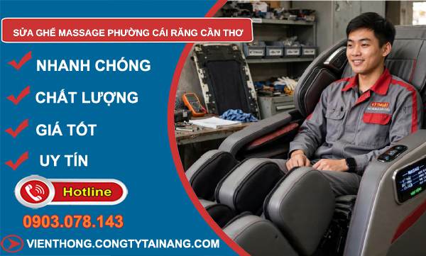 sửa ghế massage Cái Răng
