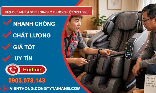 sửa ghế massage Lý Thường Kiệt