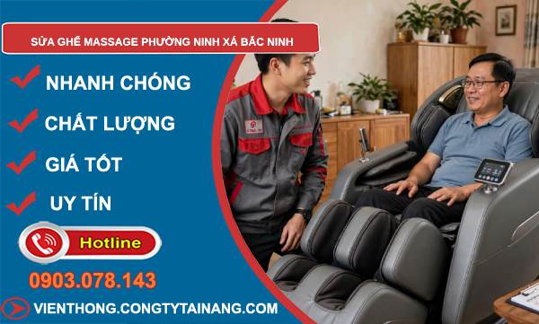 sửa ghế massage Ninh Xá