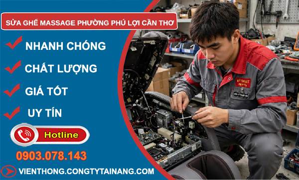 sửa ghế massage Phú Lợi