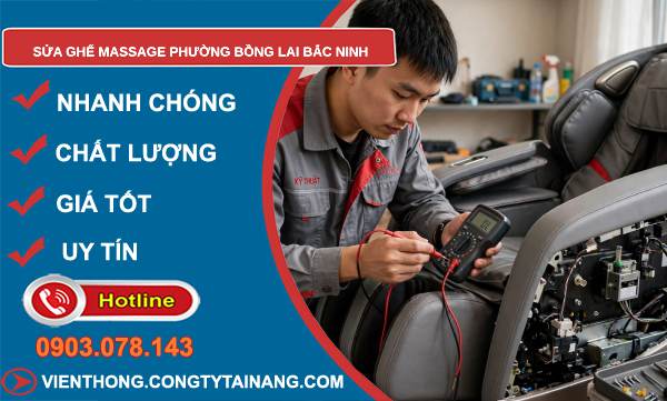 sửa ghế massage phường Bồng Lai Bắc Ninh