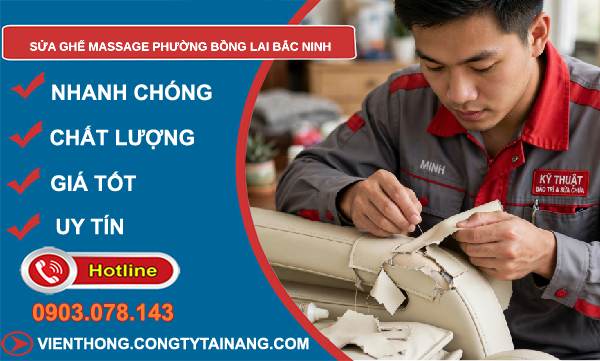 sửa ghế massage phường Bồng Lai