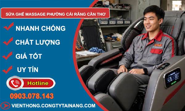 sửa ghế massage phường Cái Răng