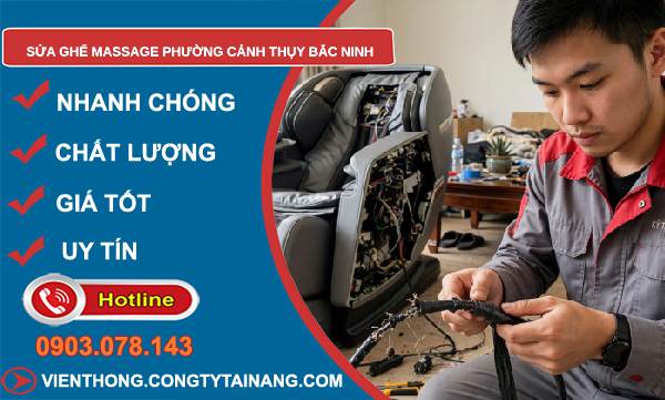 sửa ghế massage phường Cảnh Thụy Bắc Ninh