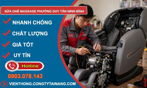sửa ghế massage phường Duy Tân