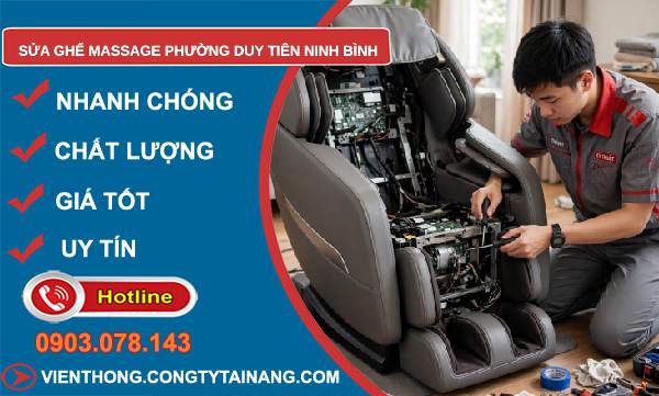 sửa ghế massage phường Duy Tiên Ninh Bình