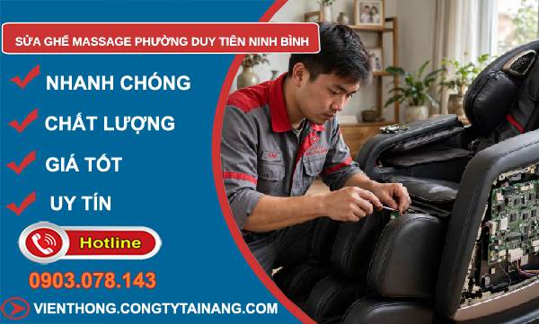 sửa ghế massage phường Duy Tiên
