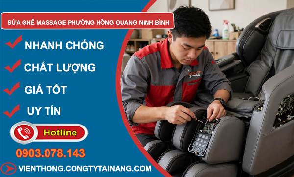 sửa ghế massage phường Hồng Quang Ninh Bình