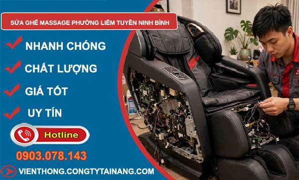 sửa ghế massage phường Liêm Tuyền Ninh Bình