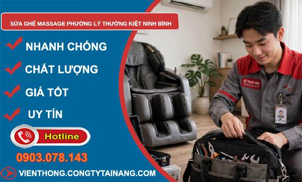 sửa ghế massage phường Lý Thường Kiệt Ninh Bình