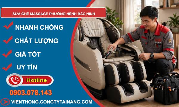 sửa ghế massage phường Nếnh Bắc Ninh