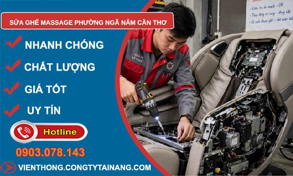 sửa ghế massage phường Ngã Năm Cần Thơ