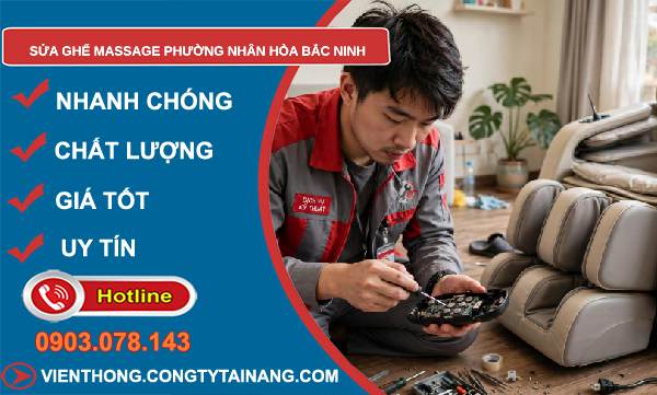 sửa ghế massage phường Nhân Hòa