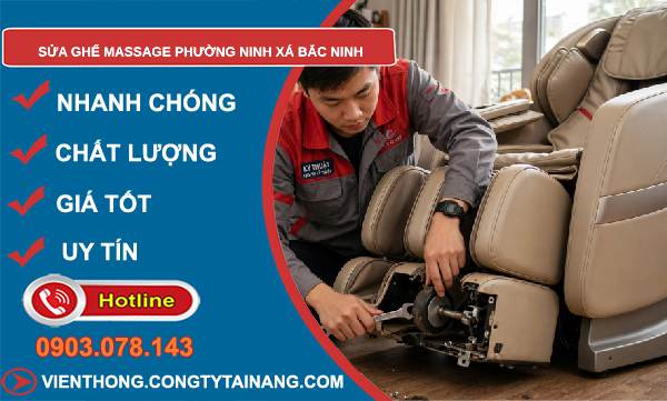 sửa ghế massage phường Ninh Xá