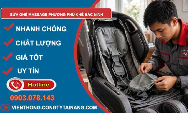 sửa ghế massage phường Phù Khê