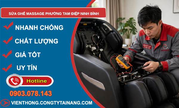 sửa ghế massage phường Tam Điệp Ninh Bình