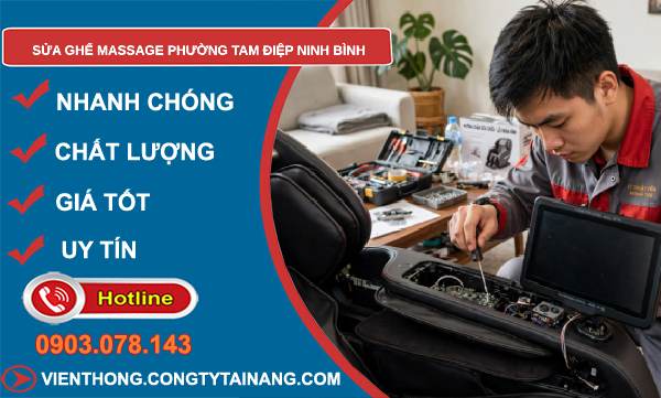sửa ghế massage phường Tam Điệp