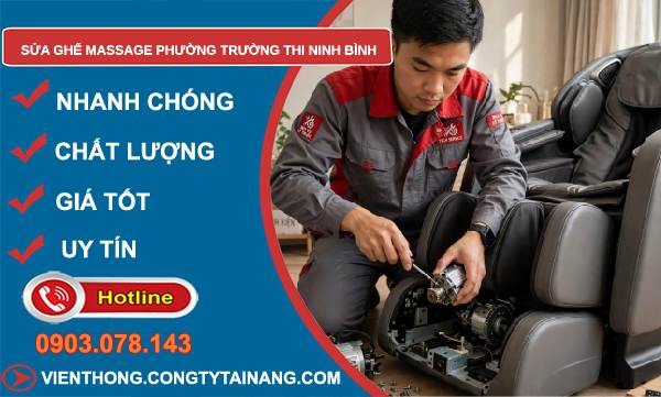 sửa ghế massage phường Trường Thi Ninh Bình