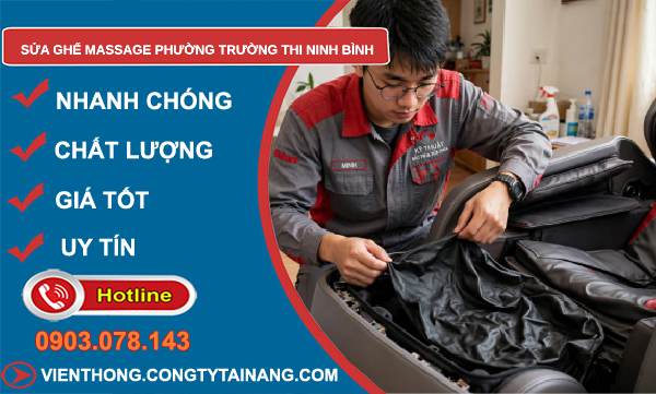 sửa ghế massage phường Trường Thi