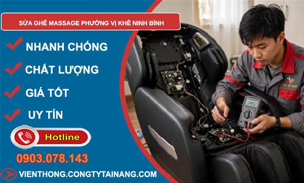 sửa ghế massage phường Vị Khê Ninh Bình