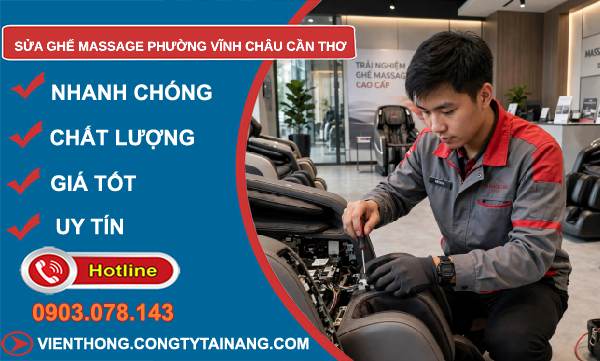 sửa ghế massage phường Vĩnh Châu Cần Thơ
