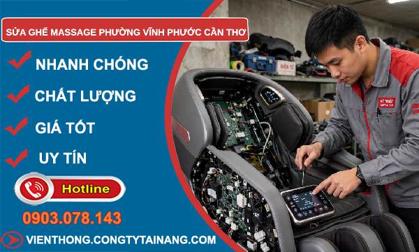 sửa ghế massage phường Vĩnh Phước