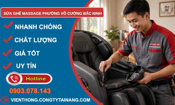 sửa ghế massage phường Võ Cường