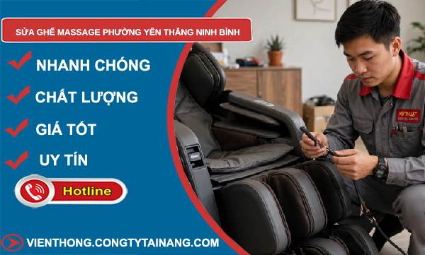 sửa ghế massage phường Yên Thắng Ninh Bình