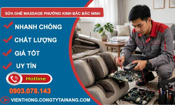 sửa ghế massage phường Kinh Bắc Bắc Ninh
