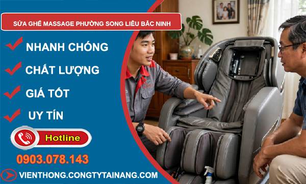 sửa ghế massage Song Liễu