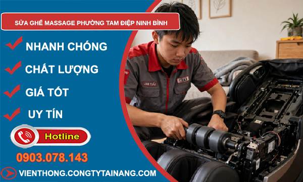 sửa ghế massage Tam Điệp