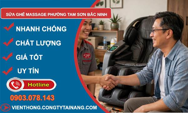 sửa ghế massage Tam Sơn