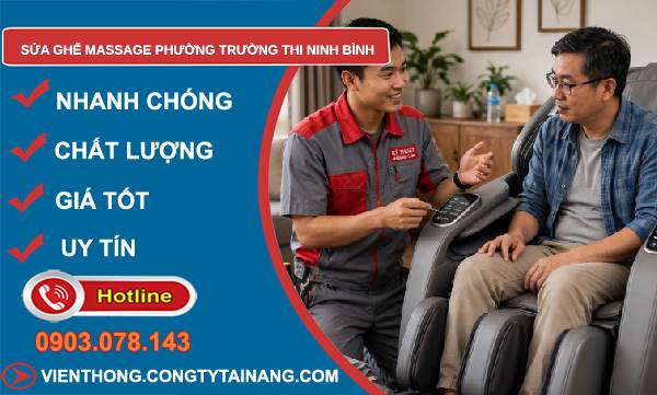 sửa ghế massage Trường Thi