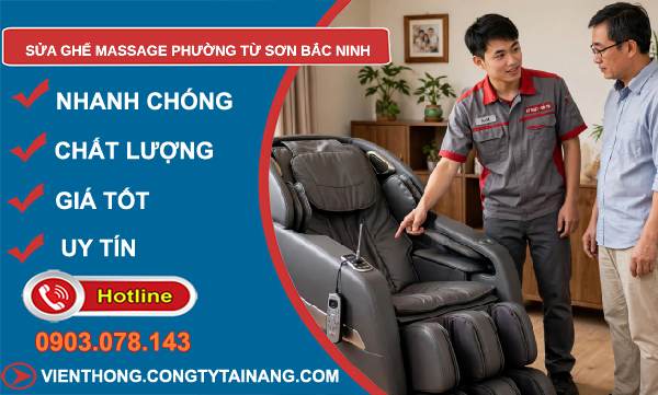 sửa ghế massage Từ Sơn