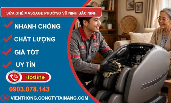 sửa ghế massage Vũ Ninh